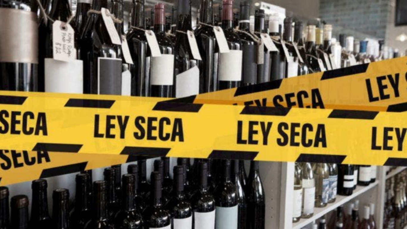 ley seca en semana santa