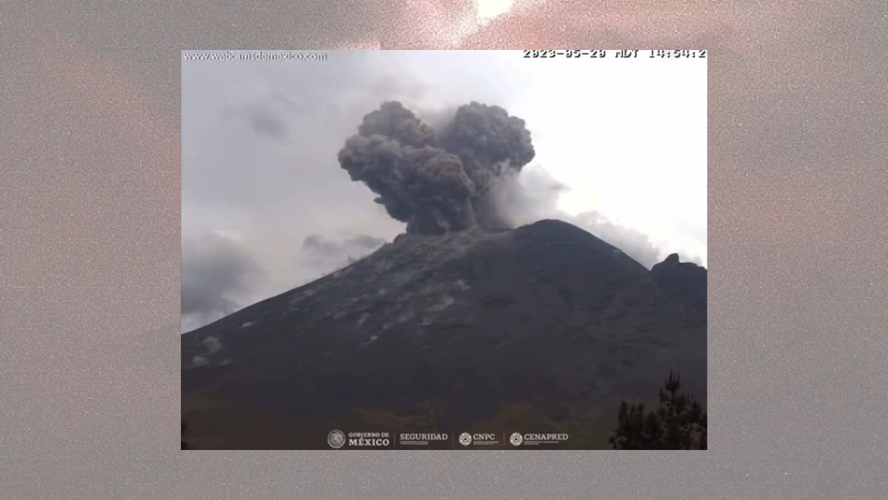 volcan popocatepetl amarillo fase tres