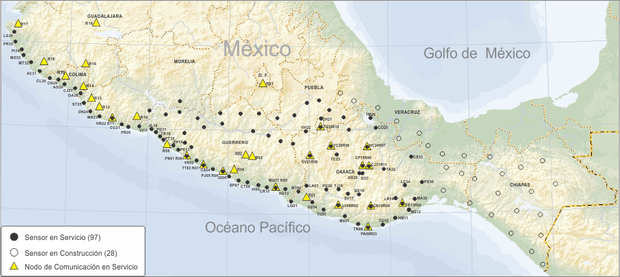 alerta sismografica mexico puntos