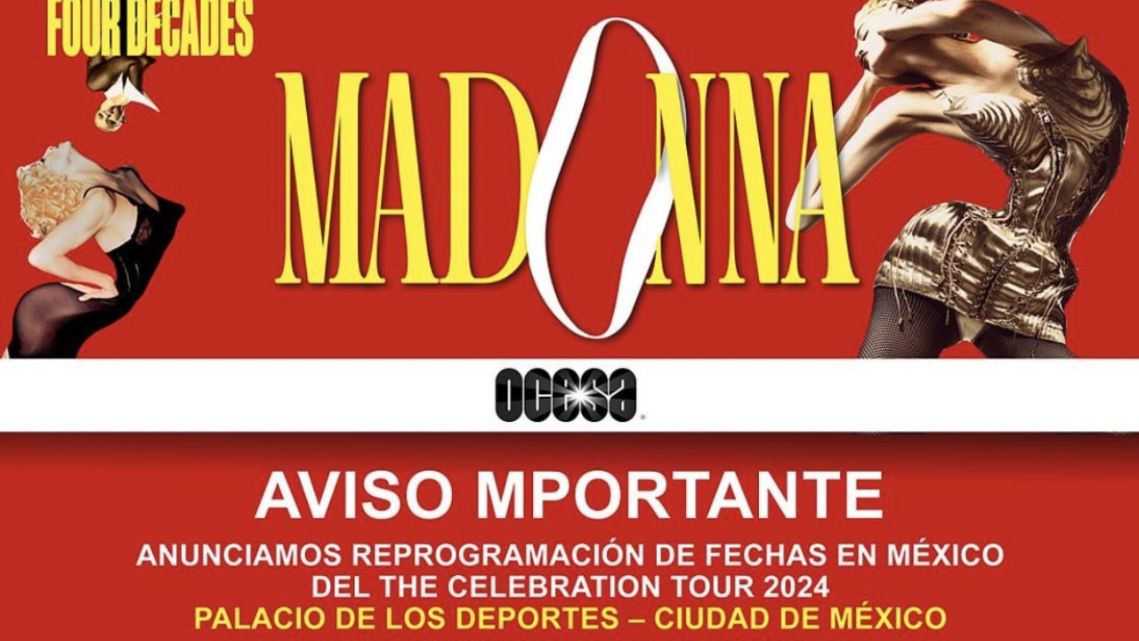 madonna gira concierto cdmx