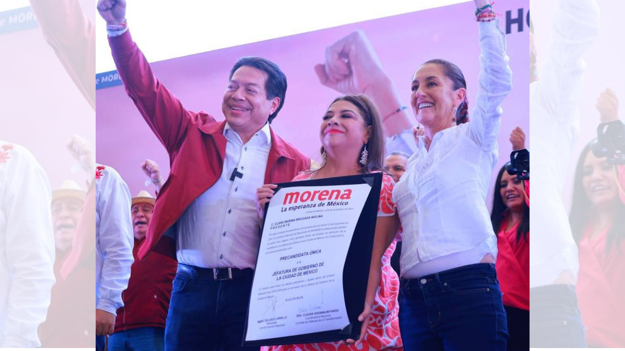 Brugada asegura apoyo a Claudia Sheinbaum