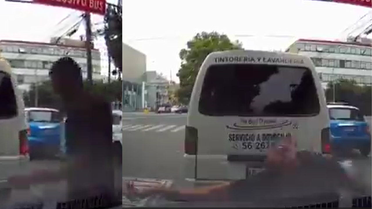 (VIDEO) Este limpiaparabrisas fingió ser atropellado para engañar a conductor