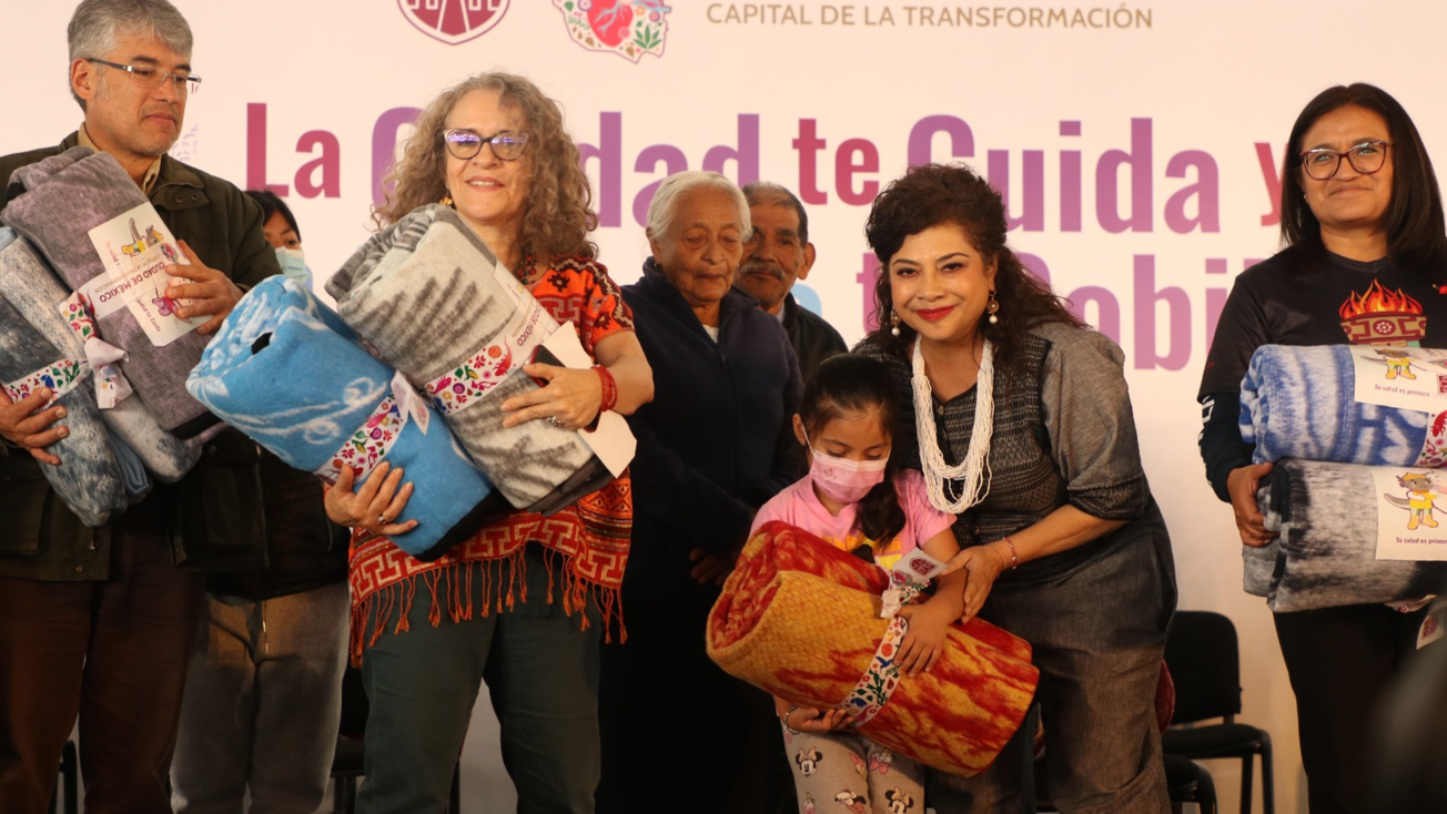 Brugada protege a la CDMX del frío: “La ciudad te cuida y en invierno te cobija”