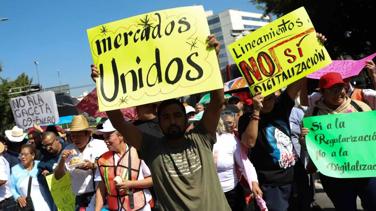 ¿Nueva marcha de locatarios de mercados en CDMX?