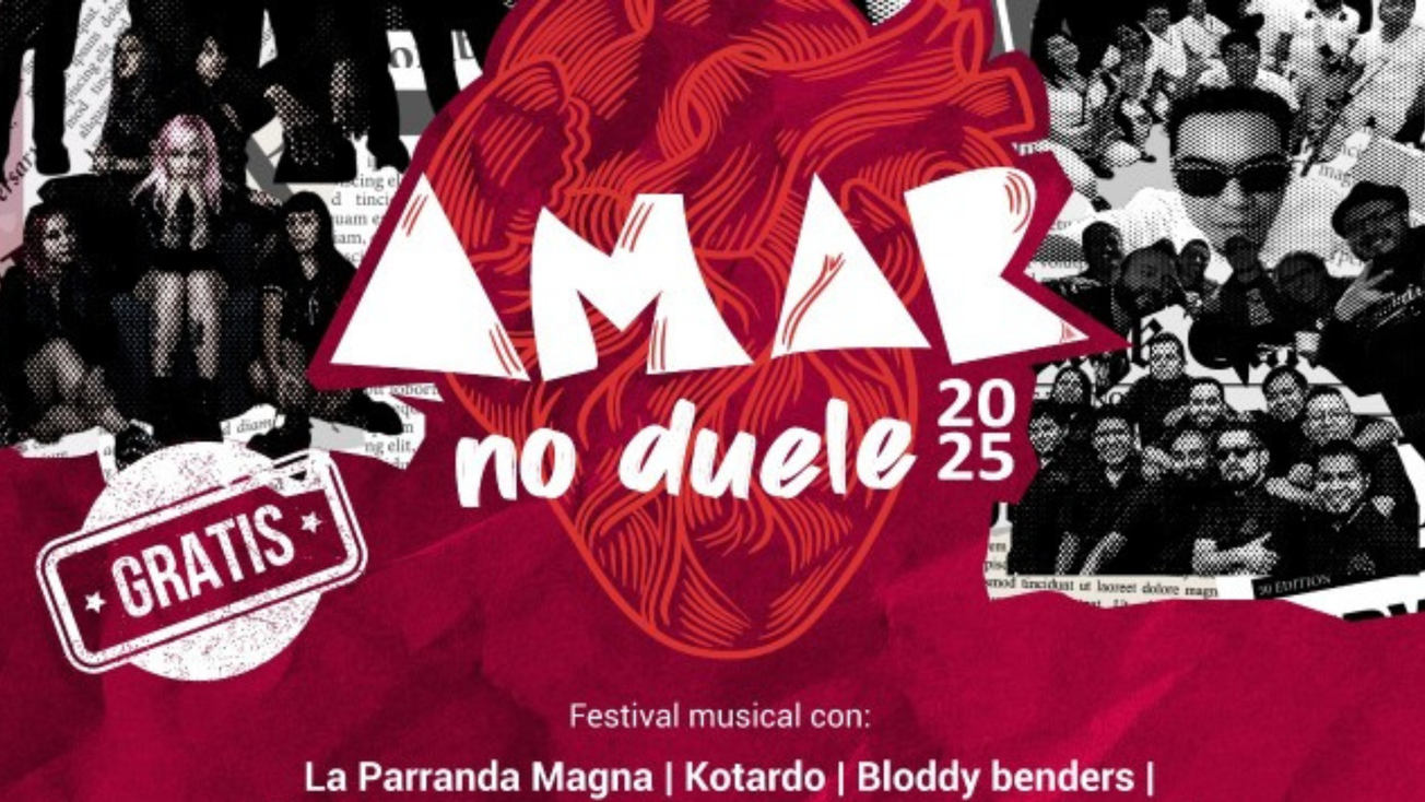 Amar no duele: INJUVE anuncia concierto gratuito este 14 de febrero contra la violencia de pareja
