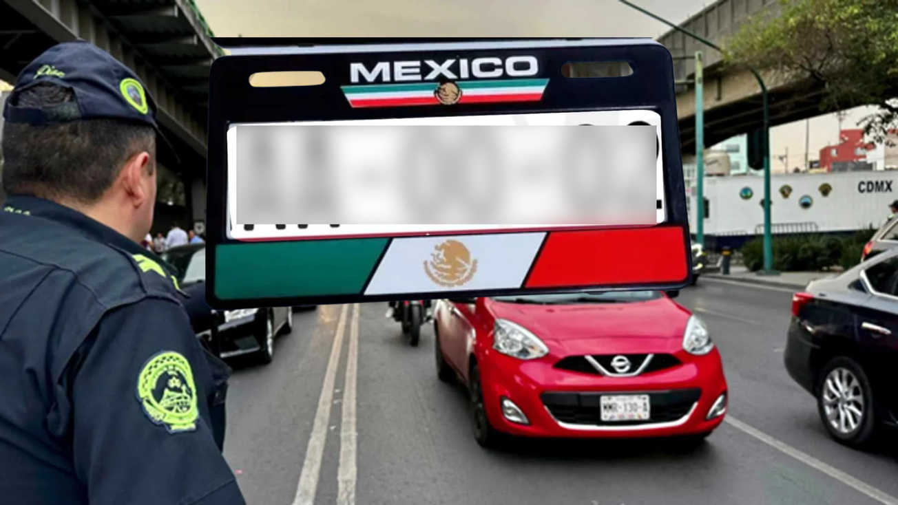 Estos son los portaplacas prohibidos en CDMX: hay multas de hasta 2 mil pesos