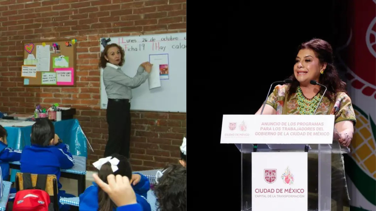 Mejoras salariales y basificación: Los nuevos beneficios para maestros en CDMX