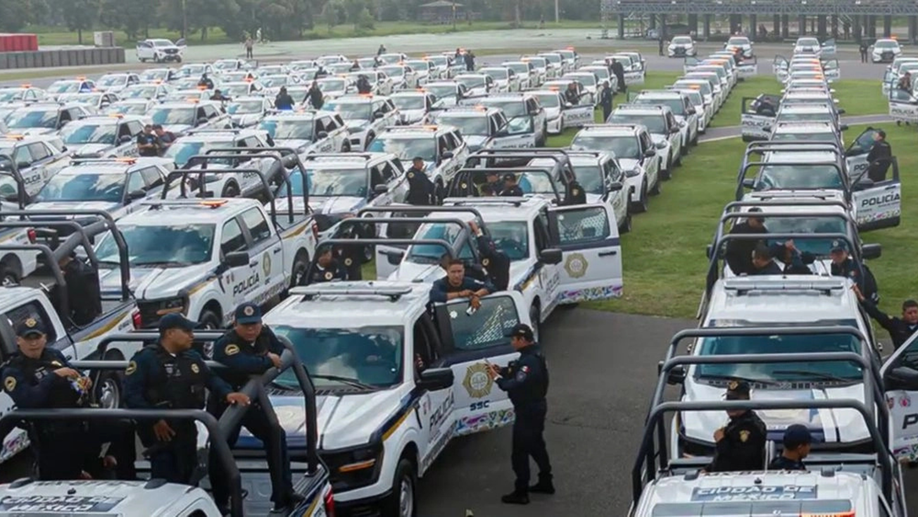 Así son las más de 3 mil nuevas patrullas de la CDMX