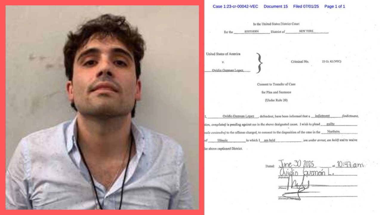 DE ÚLTIMA HORA: Retiran cargos contra Ovidio Guzmán