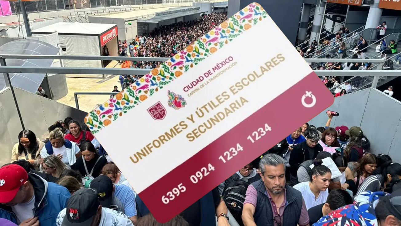 Entregan miles de tarjetas de uniformes y útiles en CDMX