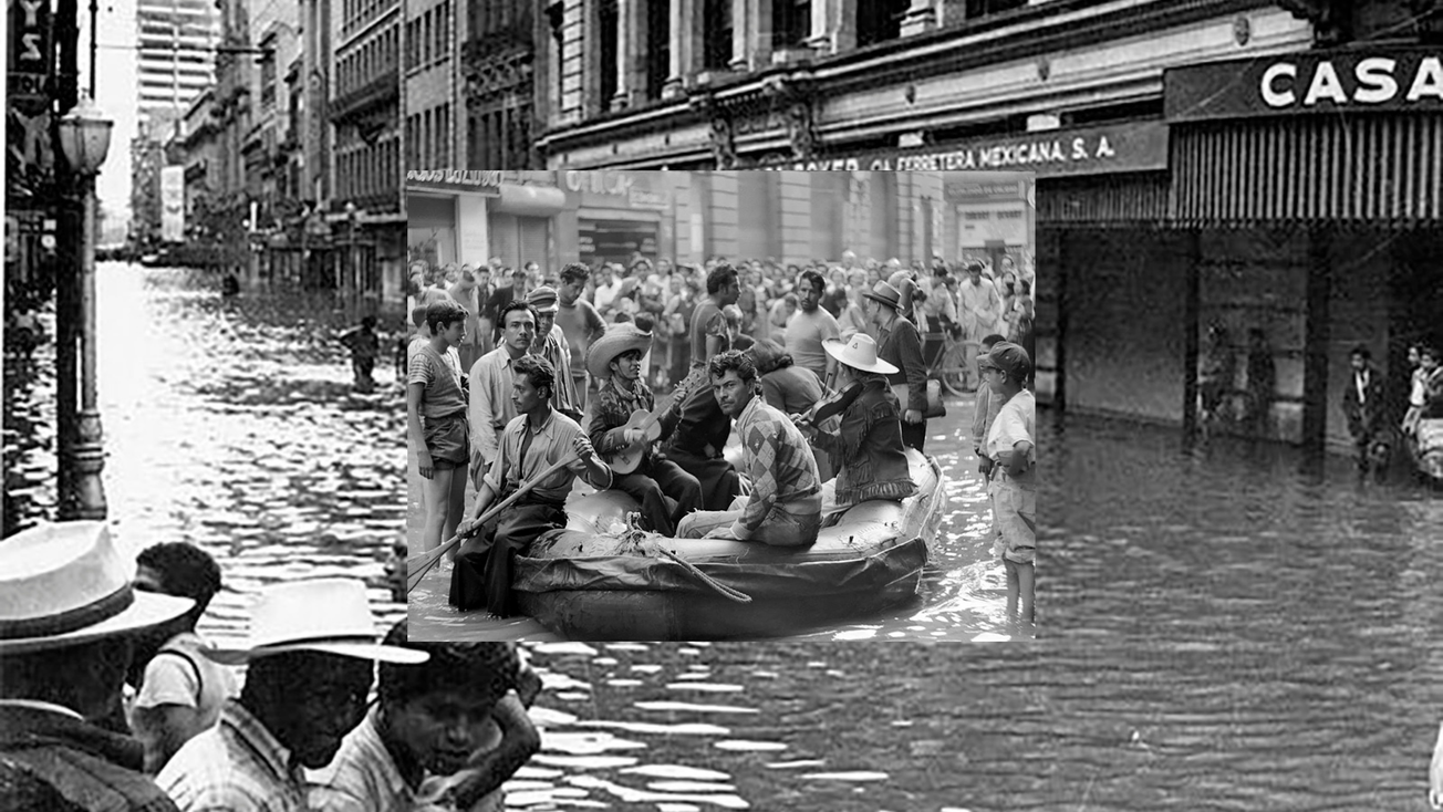 La histórica inundación en CDMX que duró meses, así fue
