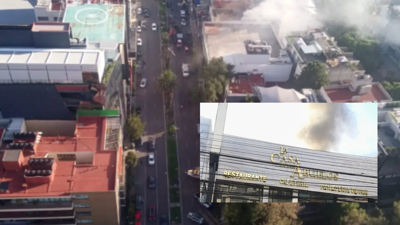 Se registra incendio en restaurante en Polanco, ¿cuál fue la causa?
