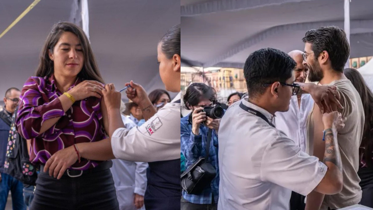 Abre Megacentro de vacunación en Zócalo de CDMX, ¿qué vacunas se están aplicando?