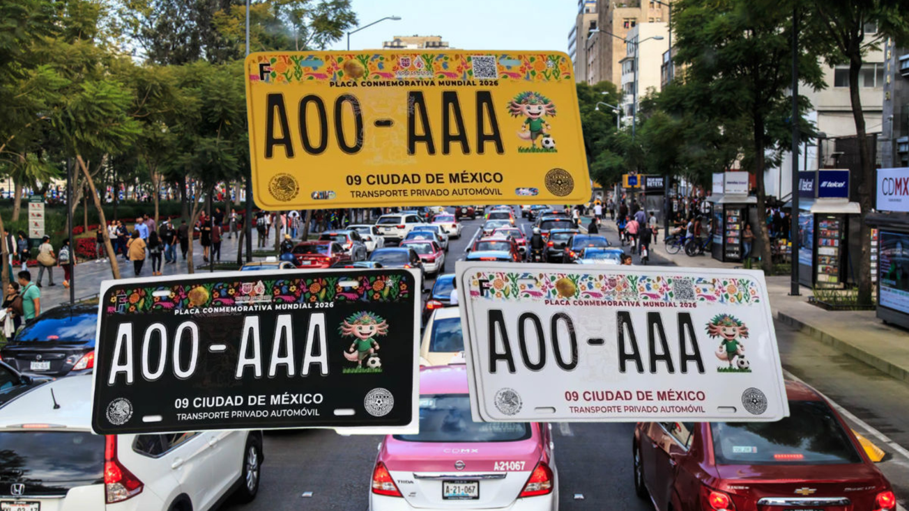 Así puedes tramitar tus placas del Mundial 2026 en CDMX: son edición limitada