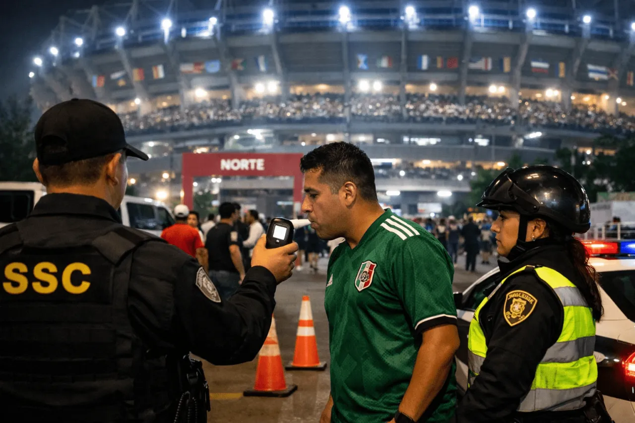 Realizarán pruebas de alcoholemia en partidos del Mundial en CDMX
